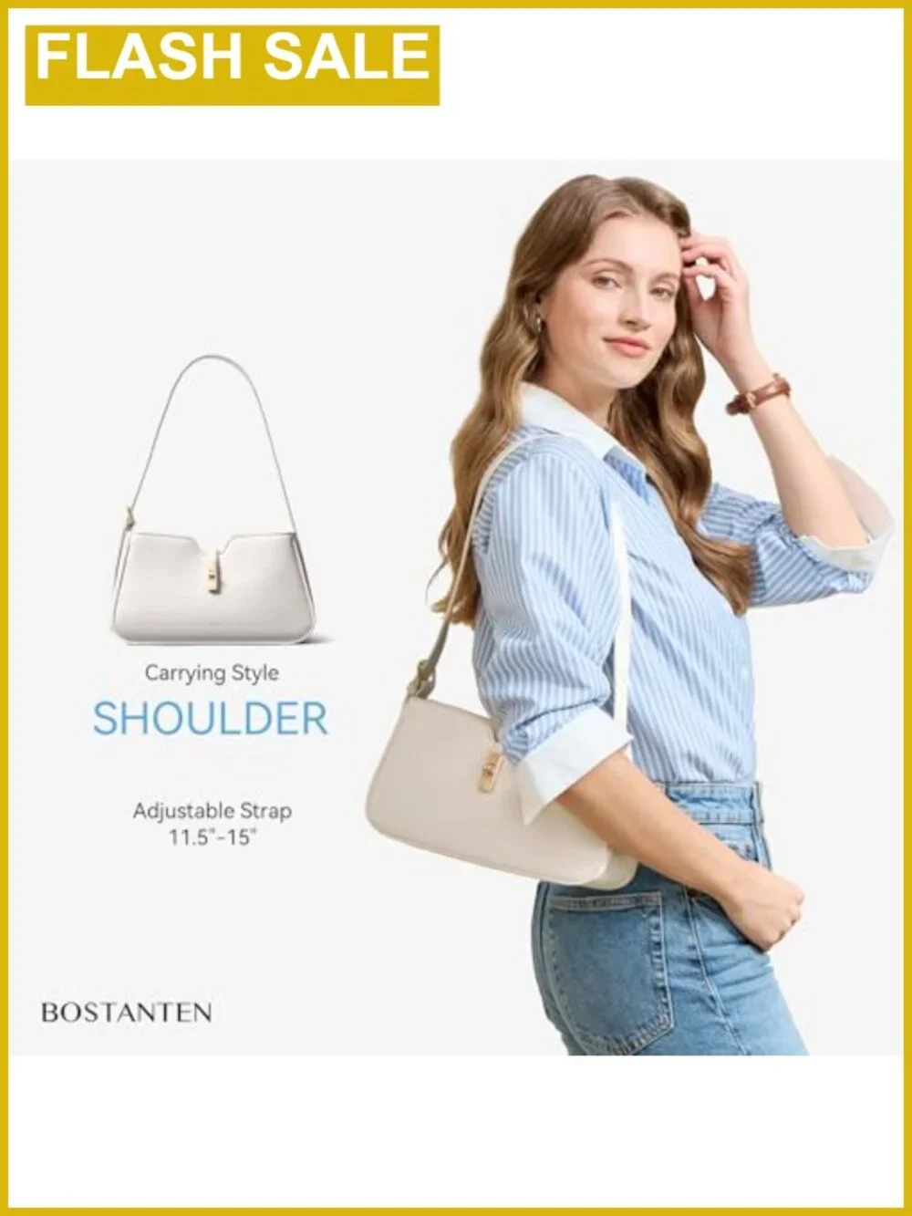Faux Leather Hobo Shoulder Bag with Adjustable Strap for Women